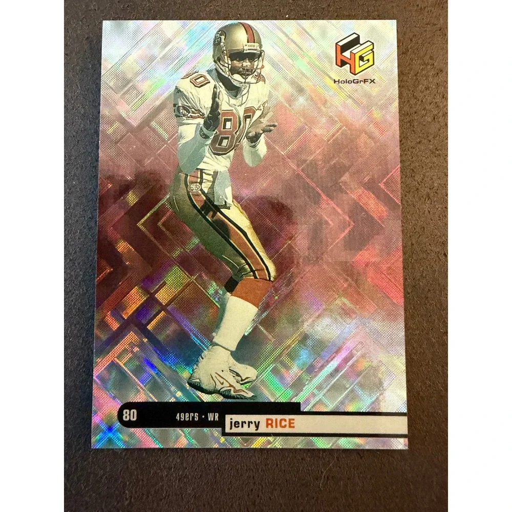 1999 Upper Deck HoloGrFX Jerry Rice 51 San Francisco 49ers NFL Football Card